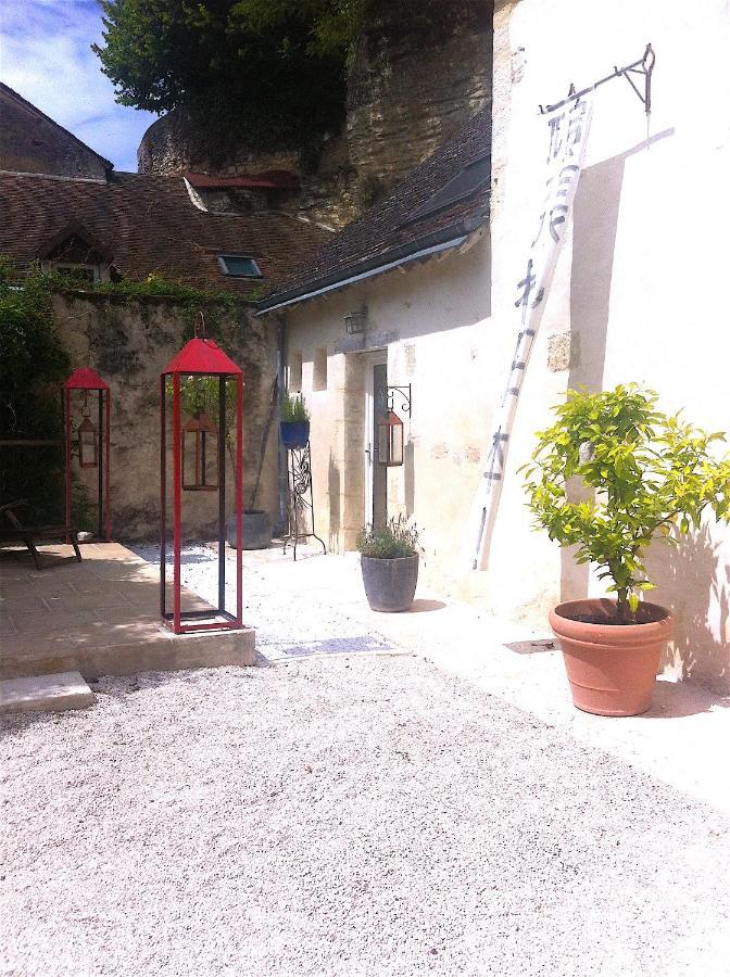 Troglodyte Loft Bed & Breakfast Thore-la-Rochette Bagian luar foto