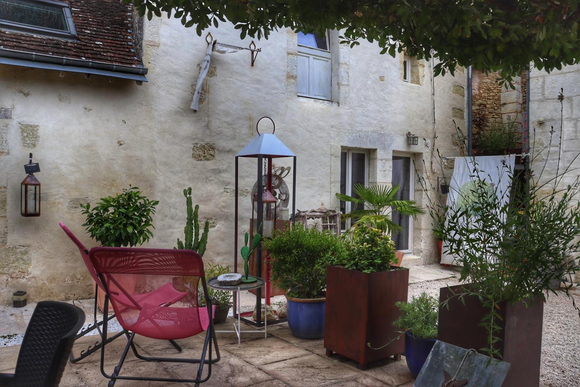 Troglodyte Loft Bed & Breakfast Thore-la-Rochette Bagian luar foto